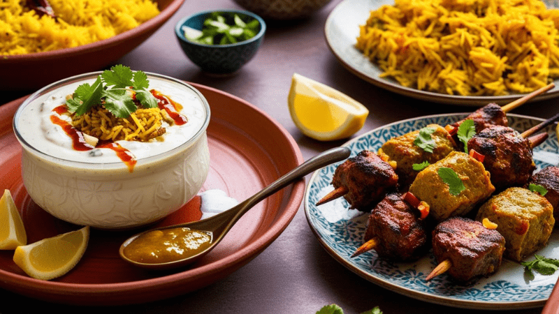 pulao kabab with chicken