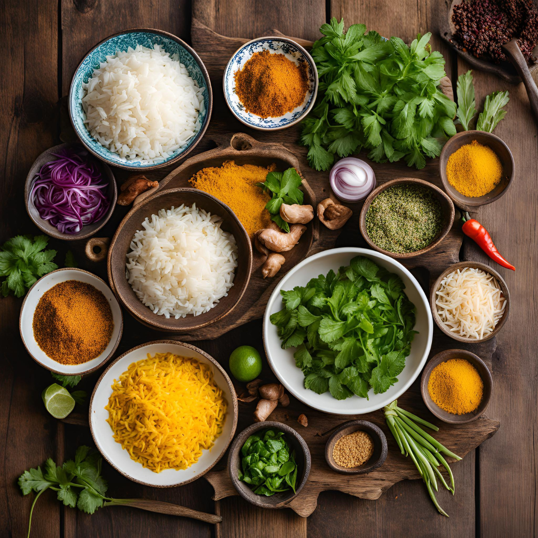 pulao kabab with chicken