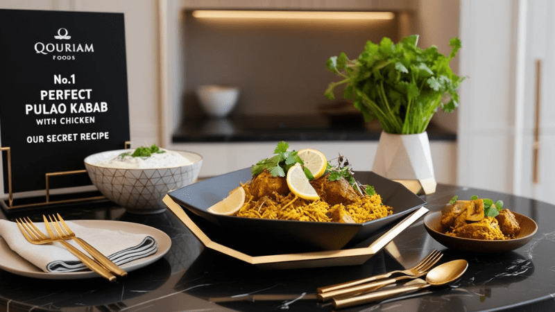 pulao kabab with chicken