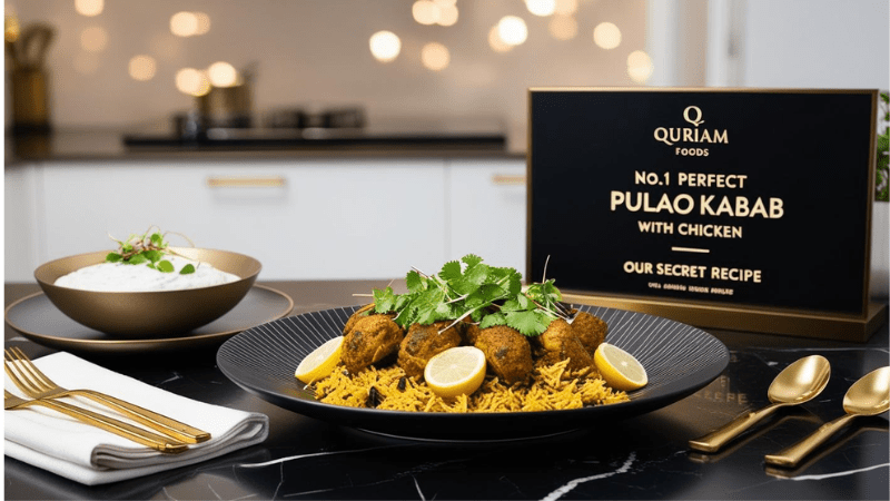 pulao kabab with chicken
