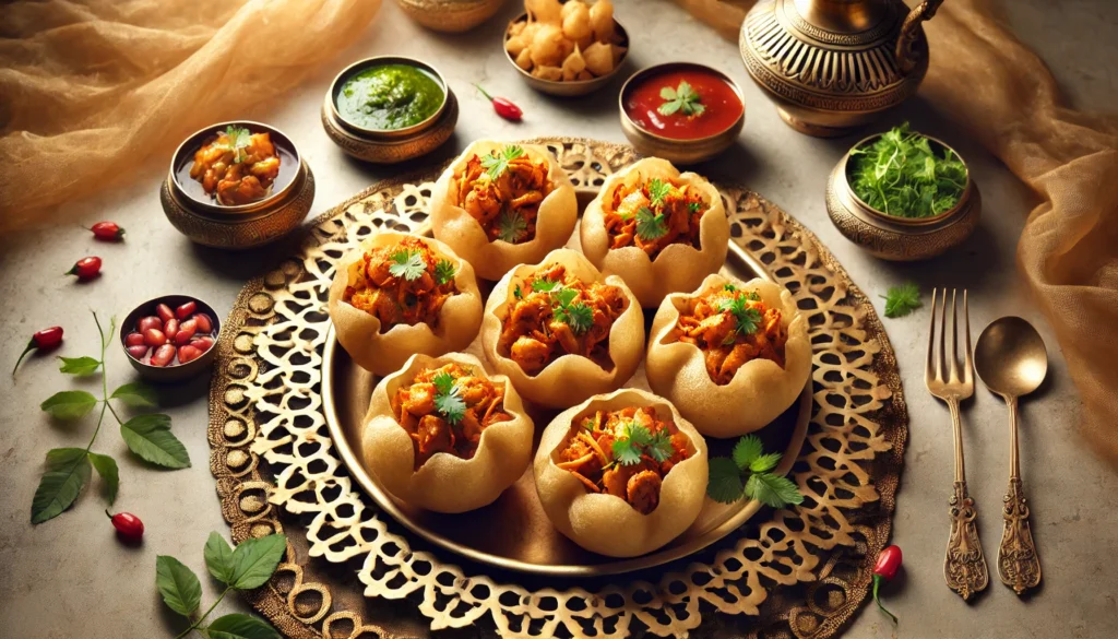Chicken Gol Gappe, which are an important part of the traditional food culture of Pakistan and India, are famous all over the world.
