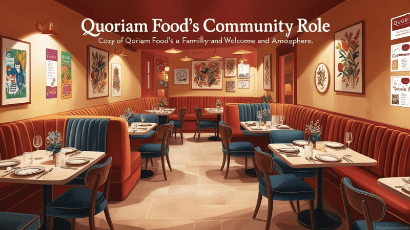 Quoriam Food is a place where customers come not just to eat, but to be part of a community.